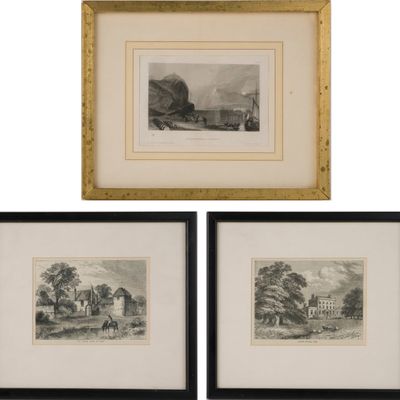 John (1800) Greenway, Old Calk Farm in 1730, Print