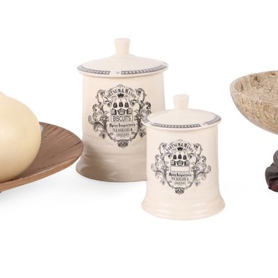 Three Faux Ostrich Eggs