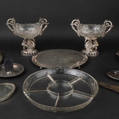 Glass and Silver Hostess Wares