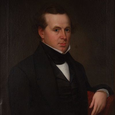 Portrait of Charles William Keber, Oil on Canvas