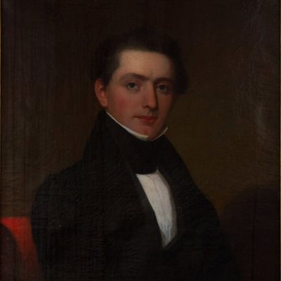 Jacob Eicholtz, 1776-1842, Portrait of C.F. Sprang, Oil on Canvas