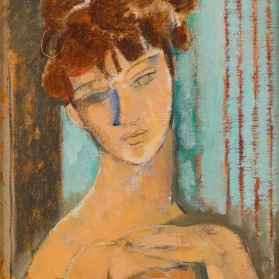 Alfredo Roldan, Una Mujer Elegante, Oil on Canvas