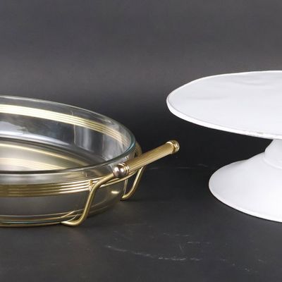 Astier de Villatte Glazed Ceramic Cake Stand