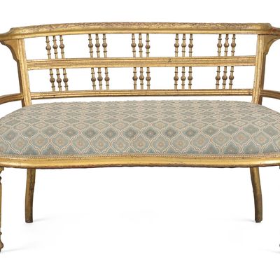 Neoclassical Style Giltwood Settee