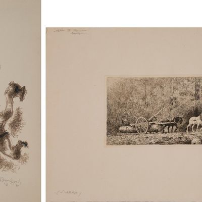 Chaim Gross, American/Austrian 1904-1991, Dance, Lithograph