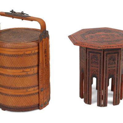 Chinese Rattan Food Box