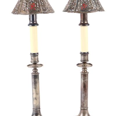 Pair of Gorham Sterling Silver Candlesticks