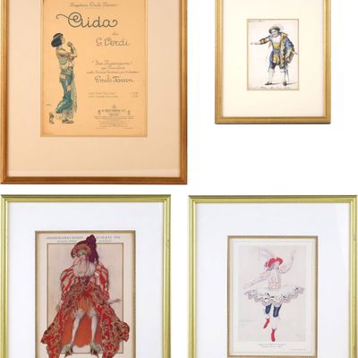 Four Opera and Theater, Prints