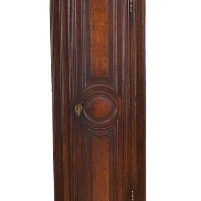 French Provincial Oak Tall Case Clock