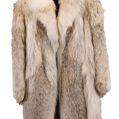 Ladies Fox and Coyote Three Quarter Length Coat