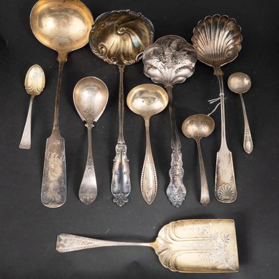 Ladles in Sterling Silver and Coin Silver