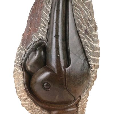 Abstract Elephant, Carved Stone