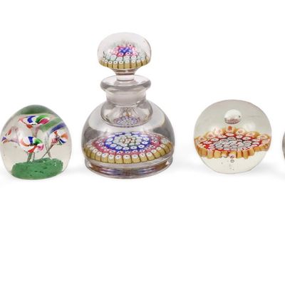 Group of Nine Paperweights