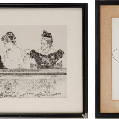 Albert Hirschfeld, American 1903-2003, Annuzio Paolo Mantovani, Print