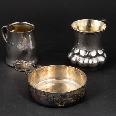 Early Tiffany Sterling Silver Handled Cup