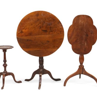 George III Oak Tilt Top Tea Table