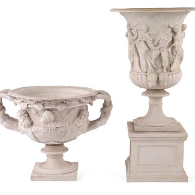 Two Greek Style Composition Vases