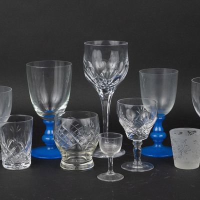 Group of Assorted Glass Stemware