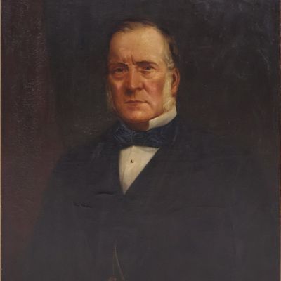 E. J. Turner, -1907, Portrait of a Gentleman with Watch Chain, Oil on Canvas