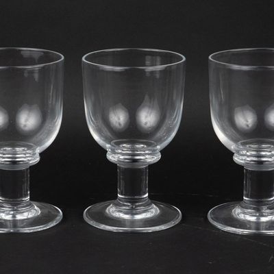 Eleven Simon Pearce Essex Water Goblets