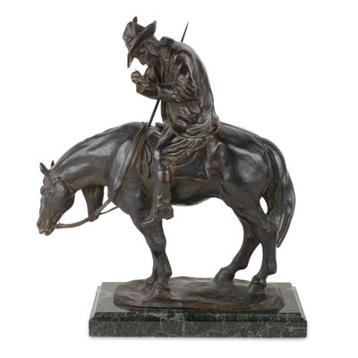 Ferdinando Vichi, Italian 1875-1945, Buttero, Bronze