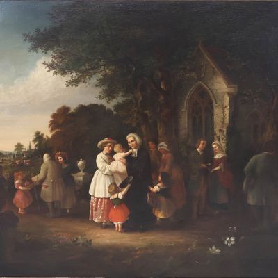 Dennis Malone Carter, 1827-1881, Genre Scene, Oil on Canvas