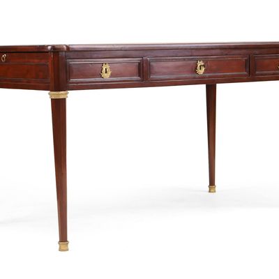 Louis XVI Mahogany Bureau Plat