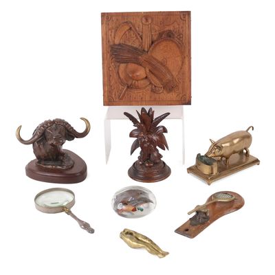 Group of Assorted Desk Articles