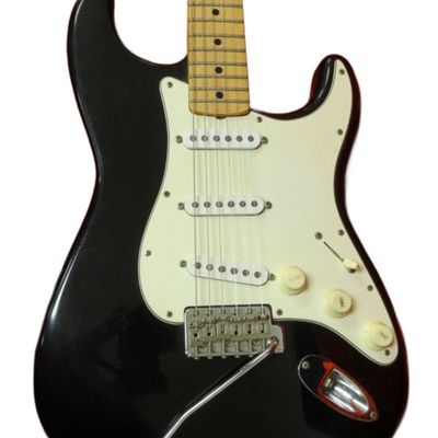 1975 Fender Stratocaster Black 3 Bolt