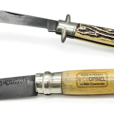 Opinel French Folding Knife & Colonial Knife Lot