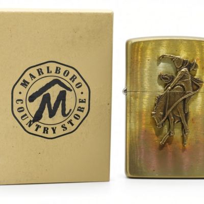 Zippo Marlboro Country Store Cowboy Lighter