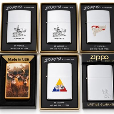 Zippo Lighter Collection - 6 Unfired Lighters