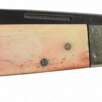 Bear & Son Folding Knife, Pink Bone