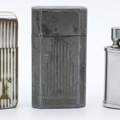 Vintage Lighter Lot: Ronson, Engine Turned & Plain