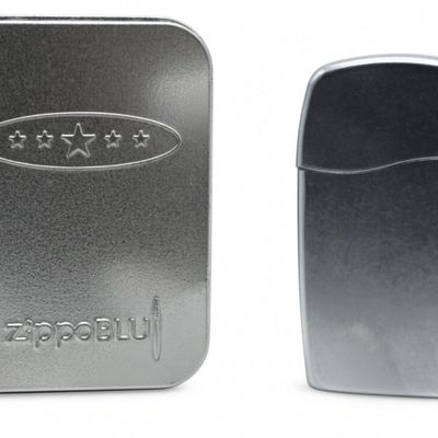 Zippo BLU Chrome Butane Lighter