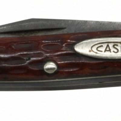 Case XX Pen Knife, Jigged Red Bone Handle