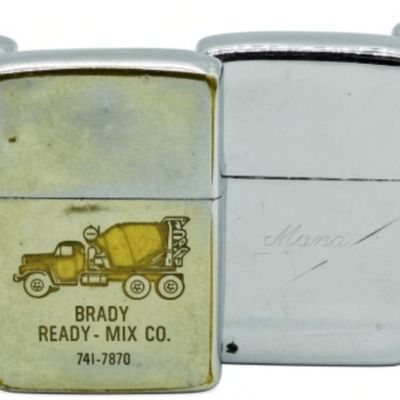 Zippo Advertising Lighter Lot (6)