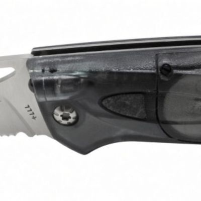 Buck Whittaker Folding Knife, Black Handle