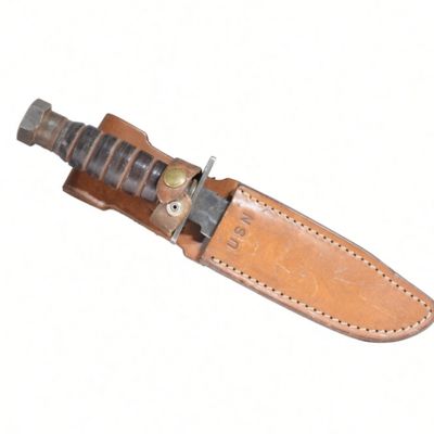 Camillus N.Y. Fighting Knife with  Sheath