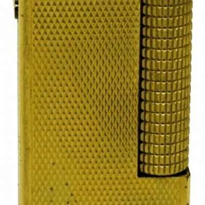 Dunhill Gold Plated Lighter, Engraved "S.M.G."