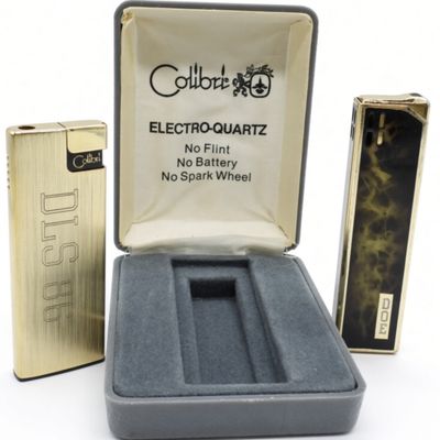 Colibri Electro-Quartz Lighters with Original Box