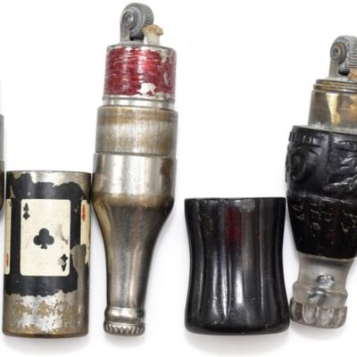 (4) Vintage Novelty Lighters - Coca-Cola plus