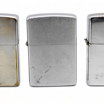 Lot of 3 Zippo Lighters, 1961-2000 Vintage