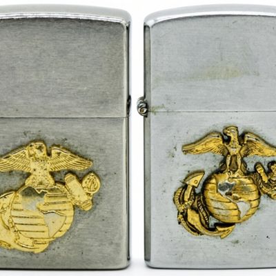 USMC Marine Corps Eagle Globe Anchor Zippo Lighter