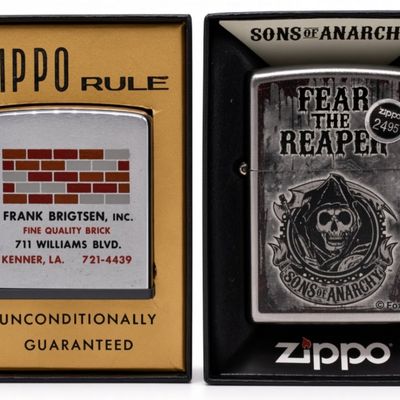 Zippo Advertising Tape Measure & Lighter
