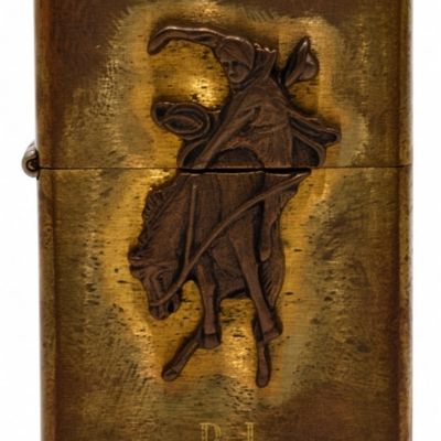 1992 Zippo Marlboro Bronco Rider Advertising Light