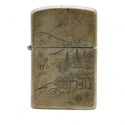 Silver .950 Japanese Scenic Lighter