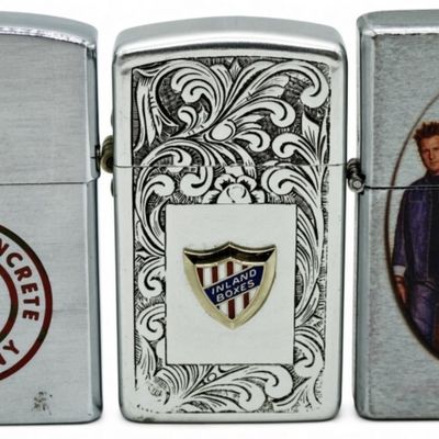 Three Vintage Lighters: Barlow, Park & Celebrity