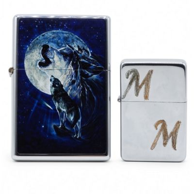 Star Chrome Lighters, 2 Pieces