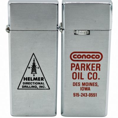 Barlow Slim Advertising Lighters Pair